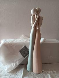Statuina in porcellana bicolore FantinArgenti