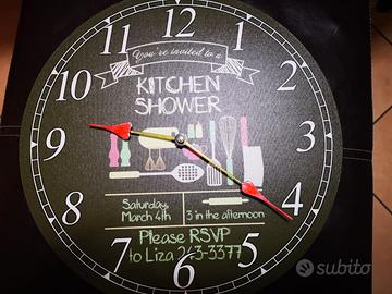 OROLOGIO A PARETE DA CUCINA