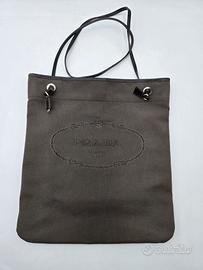 Borsa a Spalla Prada in Jacquard Canvas Vintage