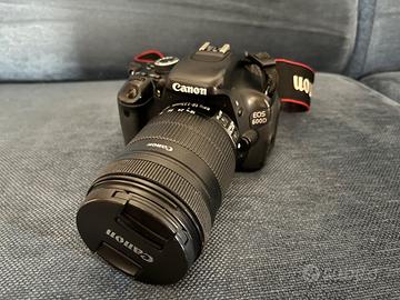 Canon 600D+ obiettivo 18-135