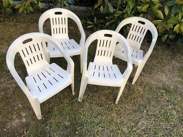 4 sedie giardino bambini