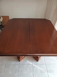 tavolo allungabile quadrato in legno