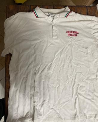 polo bianca crocerossa