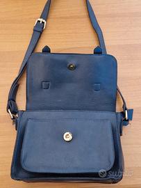 Borsa tracolla blu