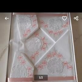 Parure Matrimoniale Ricamata