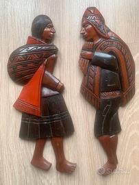 Statuette coppia andina