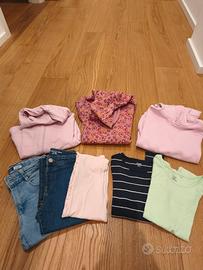 Set abbigliamento bambina 7-8 anni