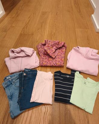 Set abbigliamento bambina 7-8 anni