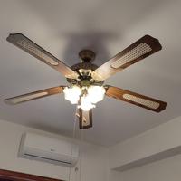 Lampadario a 5 pale elettrice con 3 velocità