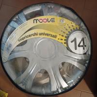 4 copricerchi auto universali 14" pollici