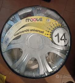 4 copricerchi auto universali 14" pollici