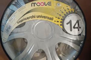 4 copricerchi auto universali 14" pollici