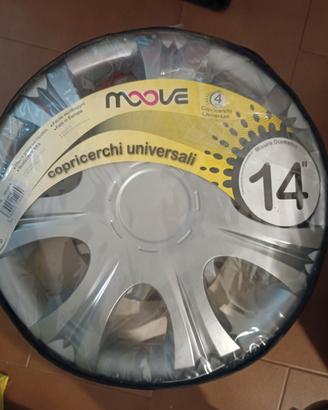 4 copricerchi auto universali 14" pollici