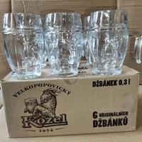 12 Boccali Pubblicitari Birra Kozel da 0,3 L Nuovi