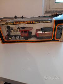 Trenino filoguidato a batterie.