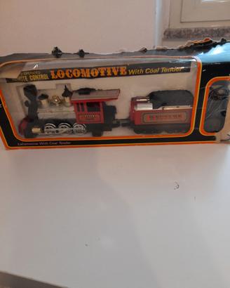 Trenino filoguidato a batterie.