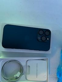 Apple iphone 15 pro blu come nuovo 90%