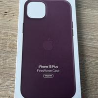 Cover iphone 15 plus originale nuova bourdeaux