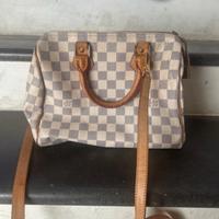 Borsa speedy damier azur con tracolla