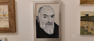 P.Pio. dipinto ad olio