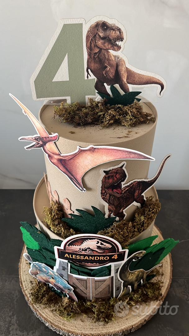 Torta scenografica jurassic world personalizzabile - Tutto per i bambini In  vendita a Matera