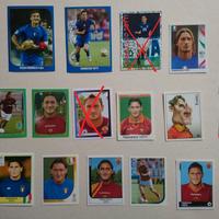 Figurine totti del piero calciatori panini scelta