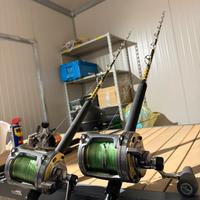 Canna e mulinello da pesca“ drifting “ SHIMANO
