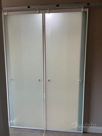 Porta scorrevole  con guida esterna