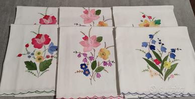 BIANCHERIA - ASCIUGAMANI DECORATI ALTA QUALITA