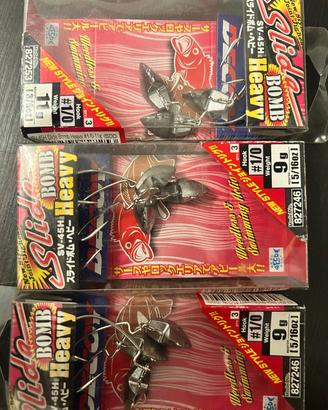 Testine e shad in gomma Spigola