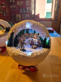 Presepe e Paesi Natalizi Artigianali in Palla