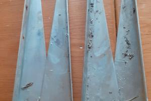 Cerniere inox per sedile gommone o barca