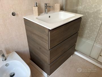Mobile bagno morrone scuro
