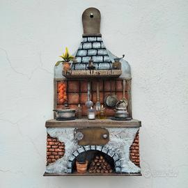 Tagliere decorato a mano curato nei minimi dettagl