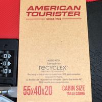 Nuovo trolly cabina American Tourister Rosso Coral