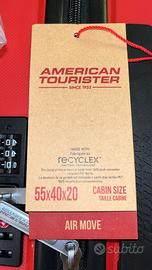 Nuovo trolly cabina American Tourister Rosso Coral