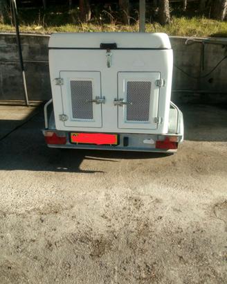 carrello per 4 cani 