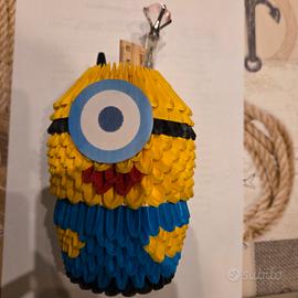 portapenne in carta origami 3D