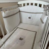 piumone e paracolpi lettino culla ERbesi mod. Tato