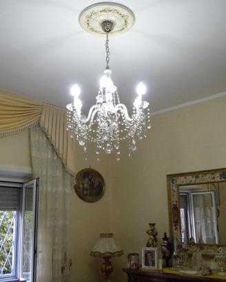 lampadario cristallo Swarovski 6 luci