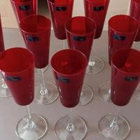 12 calici LifeStyle rossi mai usati e nuovi
