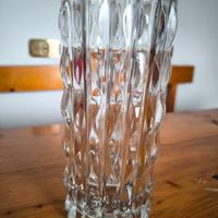 Vaso in vetro Fidenza trasparente anni '60
