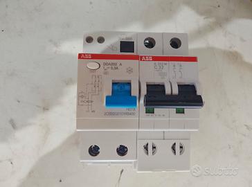 Magnetotermico differenziale monofase ABB C32 0.3A