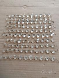 File di cristalli vintage 