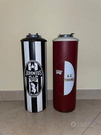 JUVENTUS FC E AC TORINO POSACENERI A COLONNA 1950