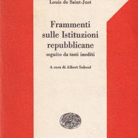 LOUIS DE SAINT-JUST Frammenti