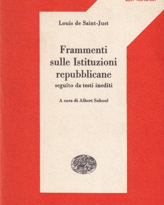 LOUIS DE SAINT-JUST Frammenti