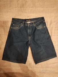 broke vintage jeans corto