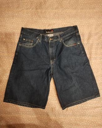 broke vintage jeans corto