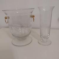 Cestello portaghiaccio e bicchieri